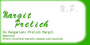 margit prelich business card